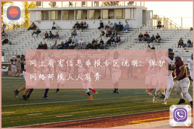 网上有害信息举报专区说明：保护网络环境人人有责
